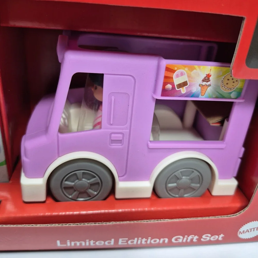 Fisher-Price Little People Our Beautiful World Book Purple Ice Cream Truck Kohls
